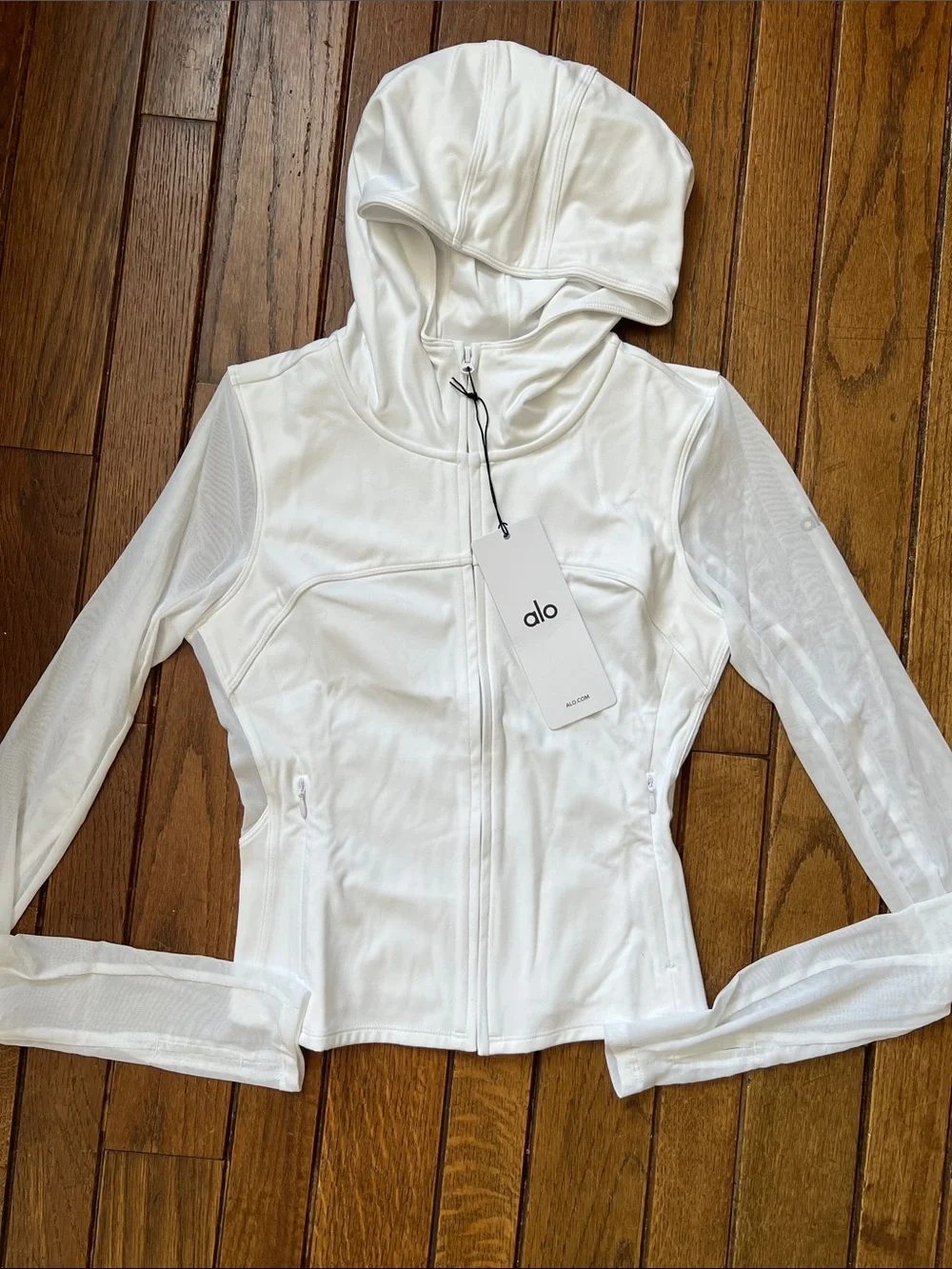 ALO Yoga Alo Softsculpt Superset Full Zip Jacket Mesh Size Small NWT